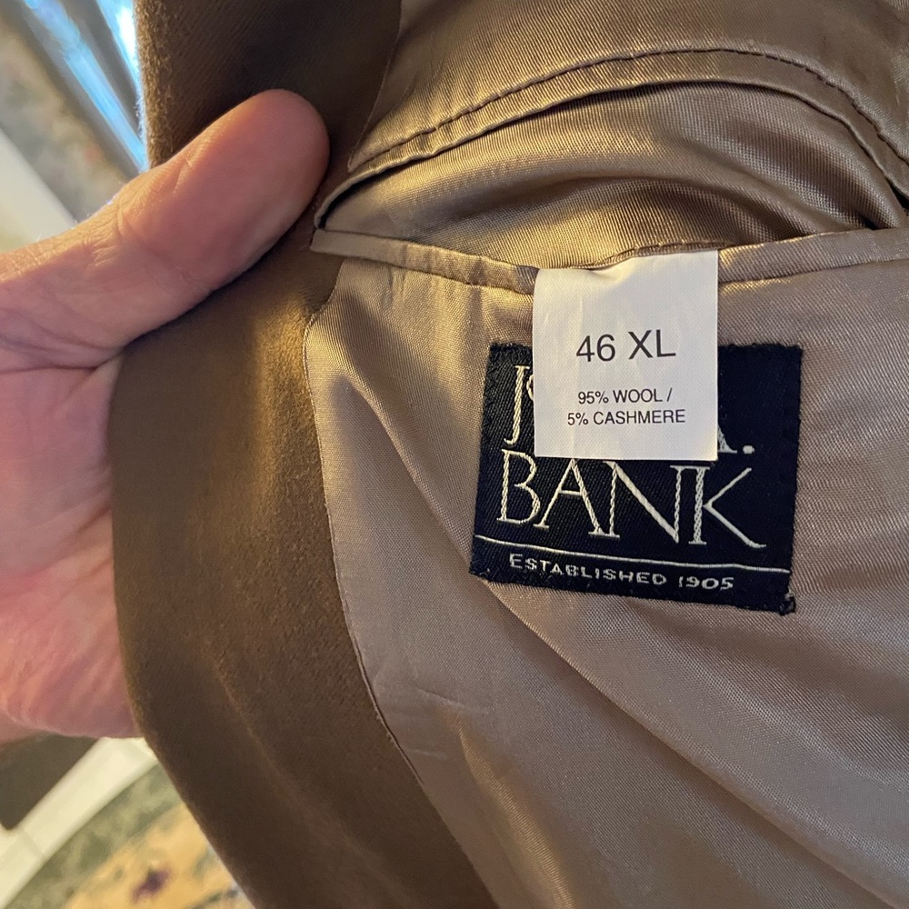 Wool Blend Joseph A. Banks Men’s Car Coat